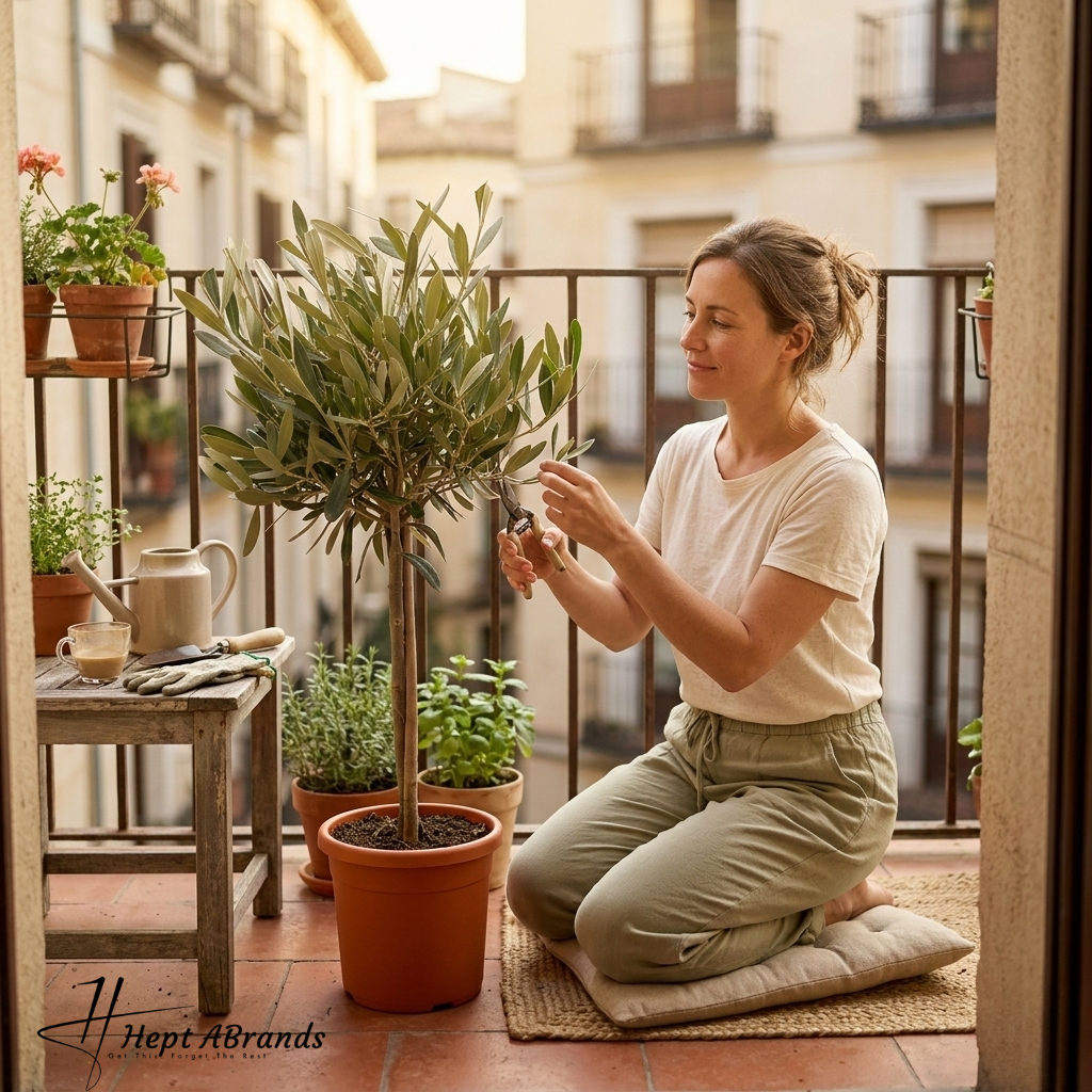 Olea Europaea "op Stam" - Ø15cm - ↕60cm